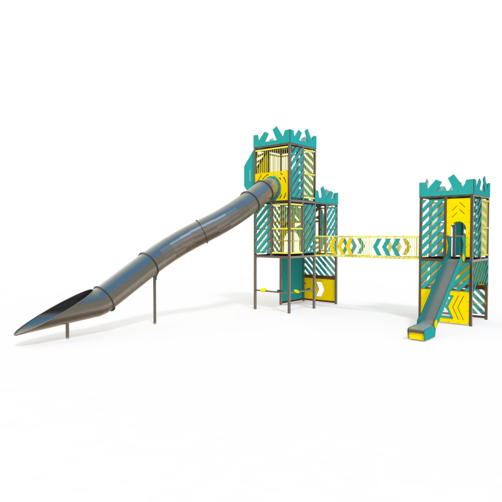 AE 40-2001 – Aerial Transparent Double Towers with Tunnel