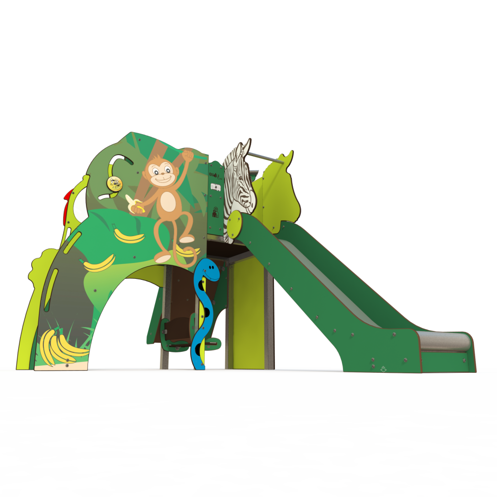 CD 12-1008 – Zoo Animal Large Slide