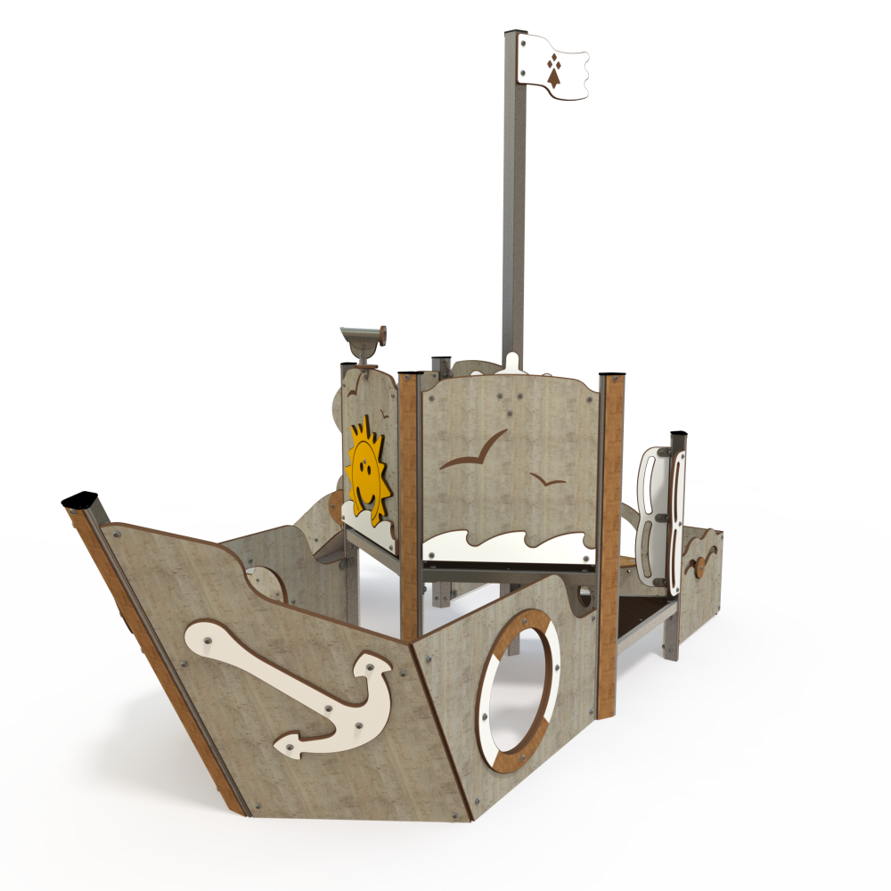 CI 06-1001 – Play Boat with Slide