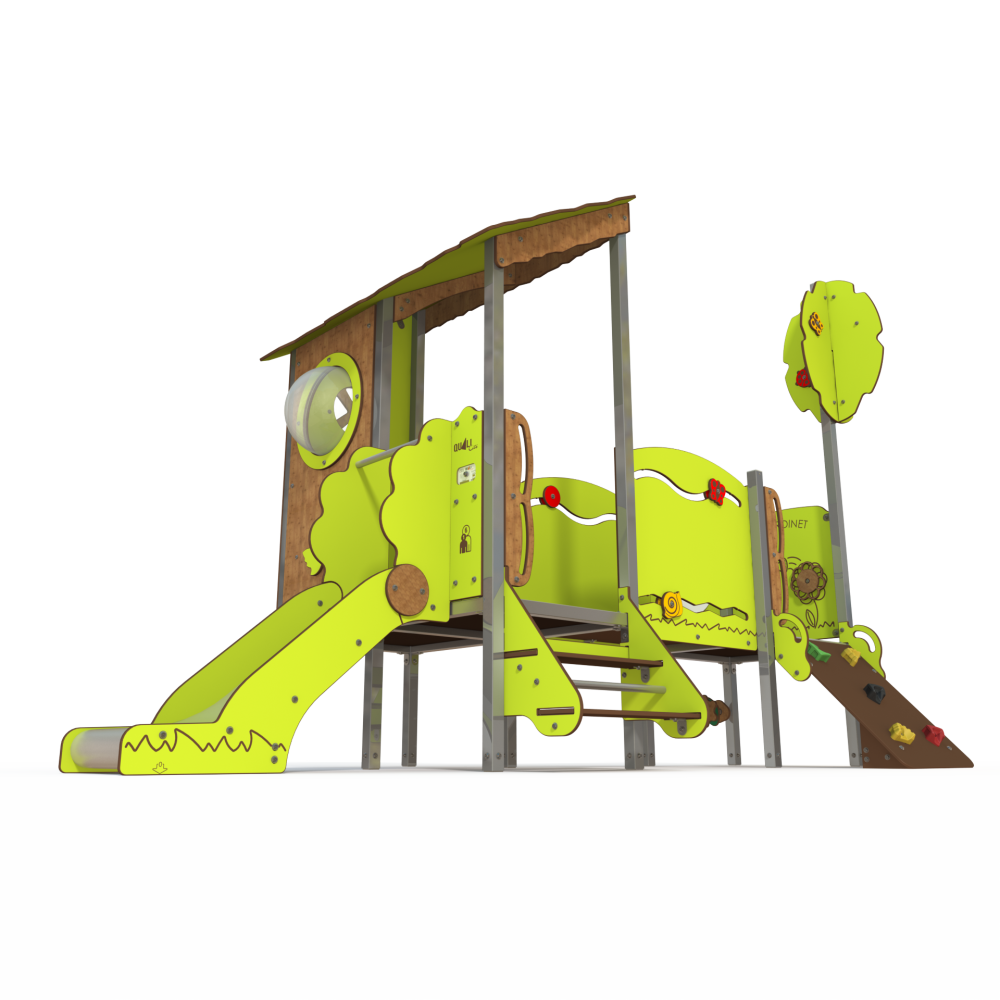 CP 06-2003 – Nature Playhouse with Climb Ramp