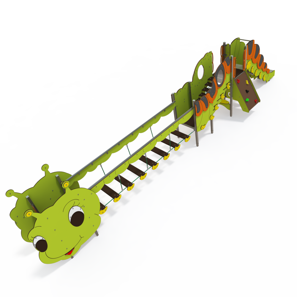 CT 12 3002 – Caterpillar Activity Trail with Narrow Climbing Wall
