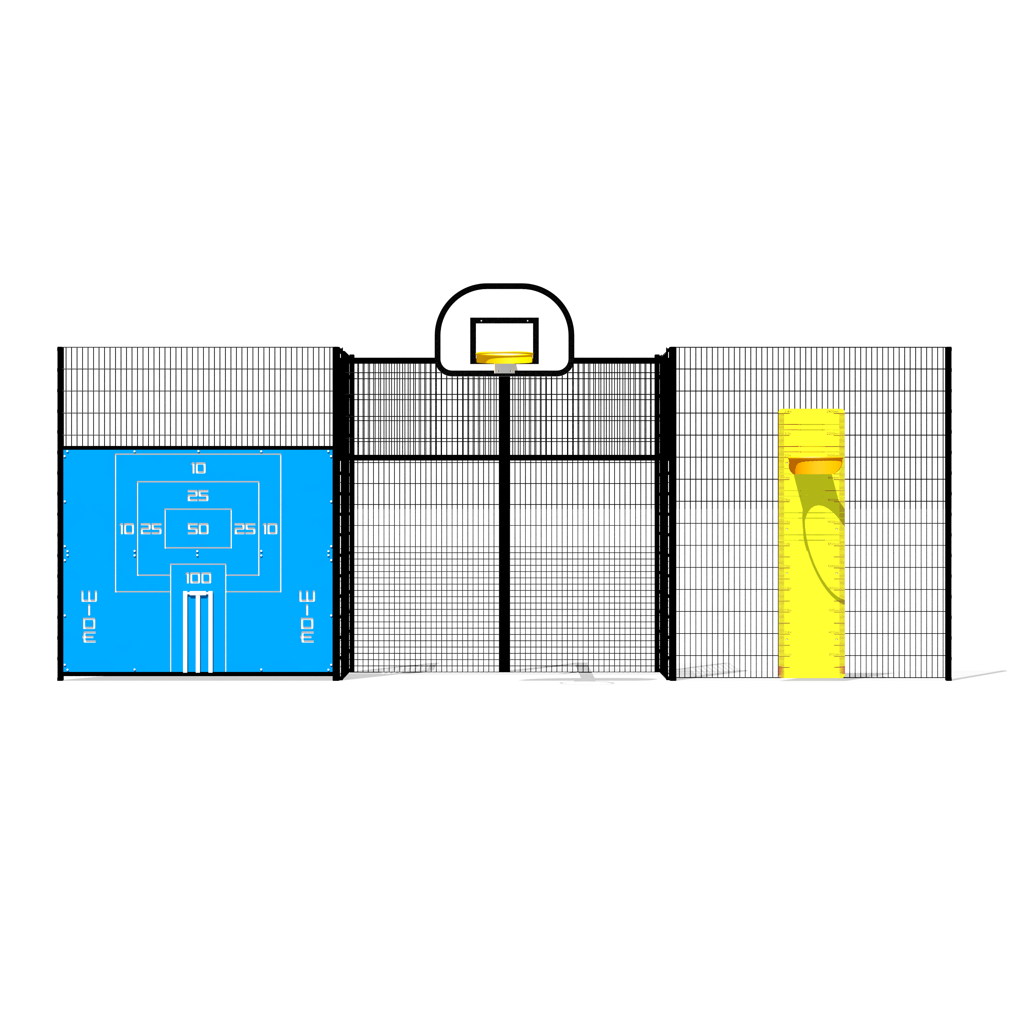 MA-310 – 3 Panel Wall – Cricket and Jump