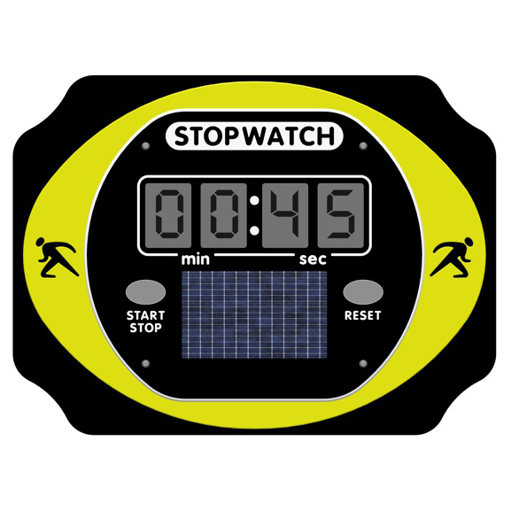 FISTOPWATCH3 – Solar Powered Stopwatch Panel