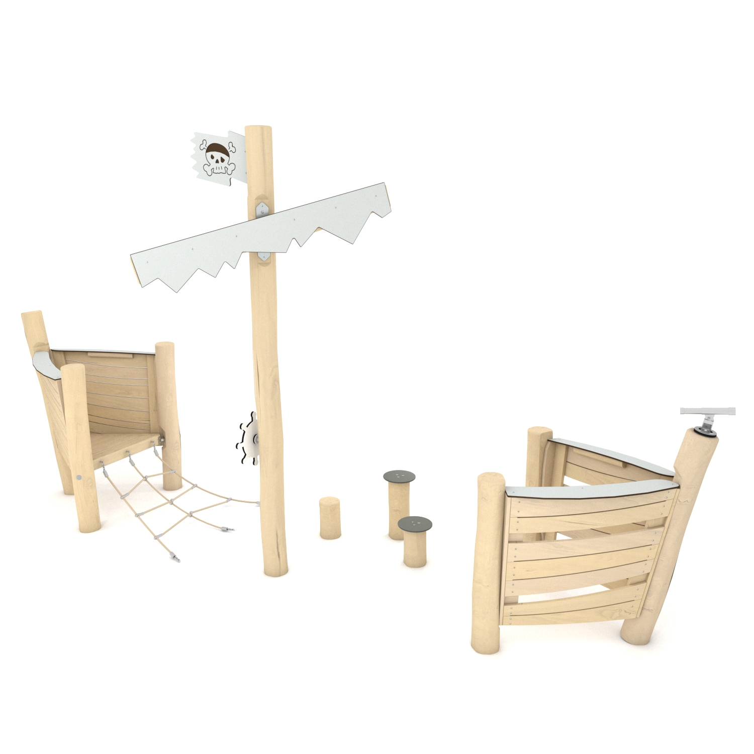 RB1233 – Robinia Climb and Balance Pirate Ship
