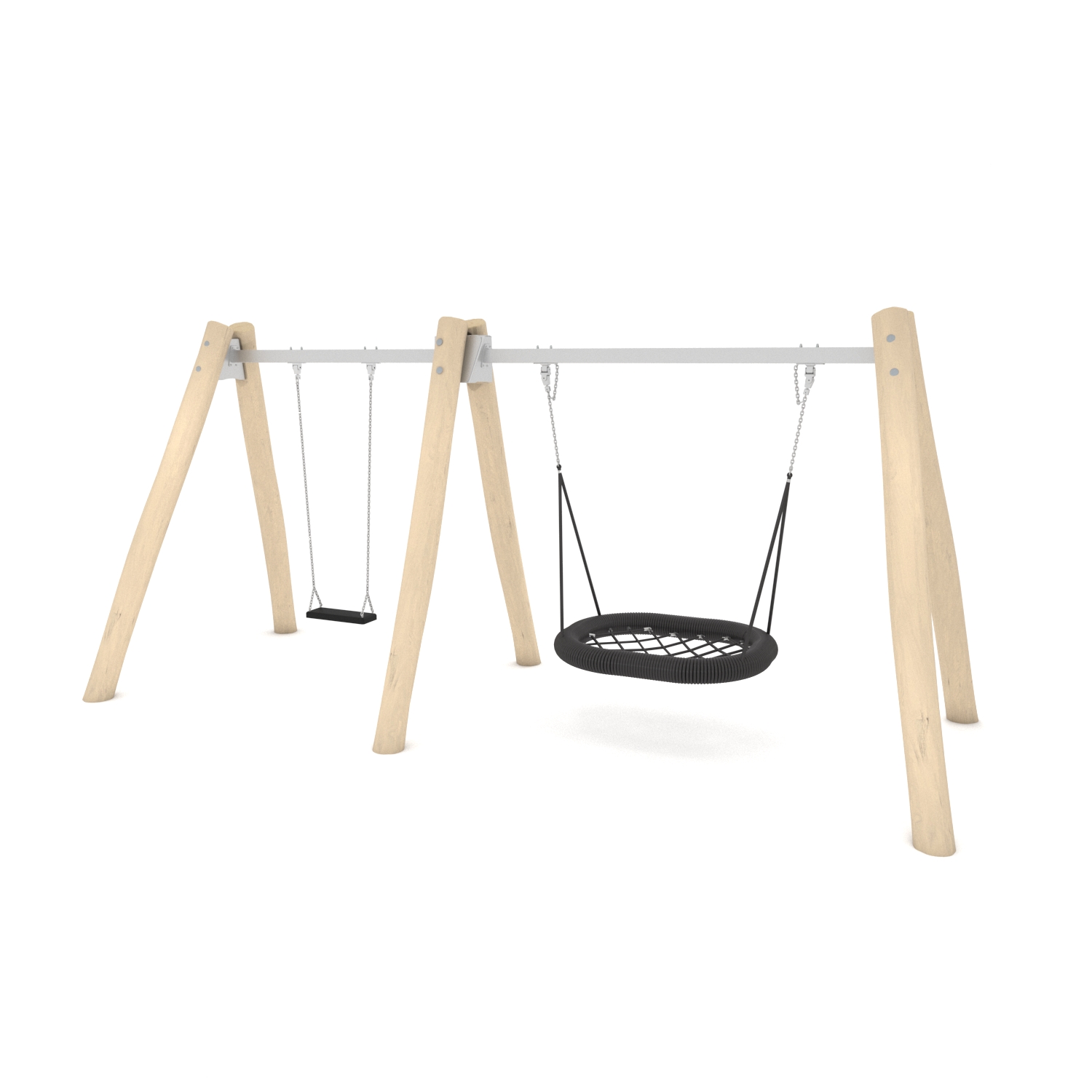 RB1492 – Robinia Basket and single Swing