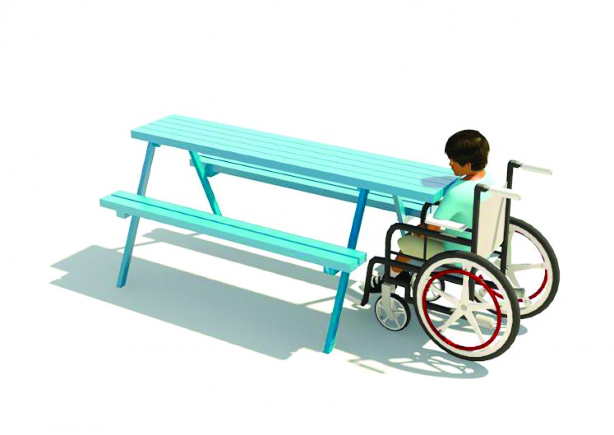 SF-215 – Picnic Steel Table Inclusive