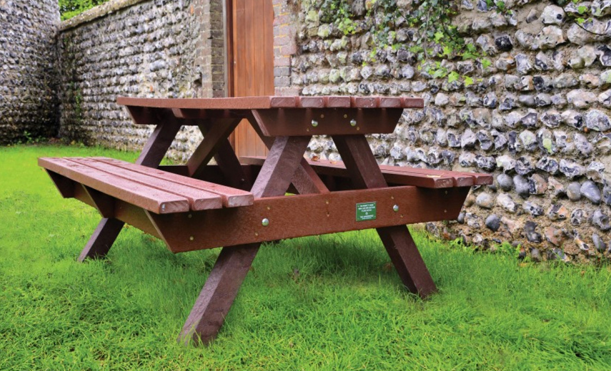 SF-955 – Recycled Heavy Duty Picnic Bench 1.5m Long