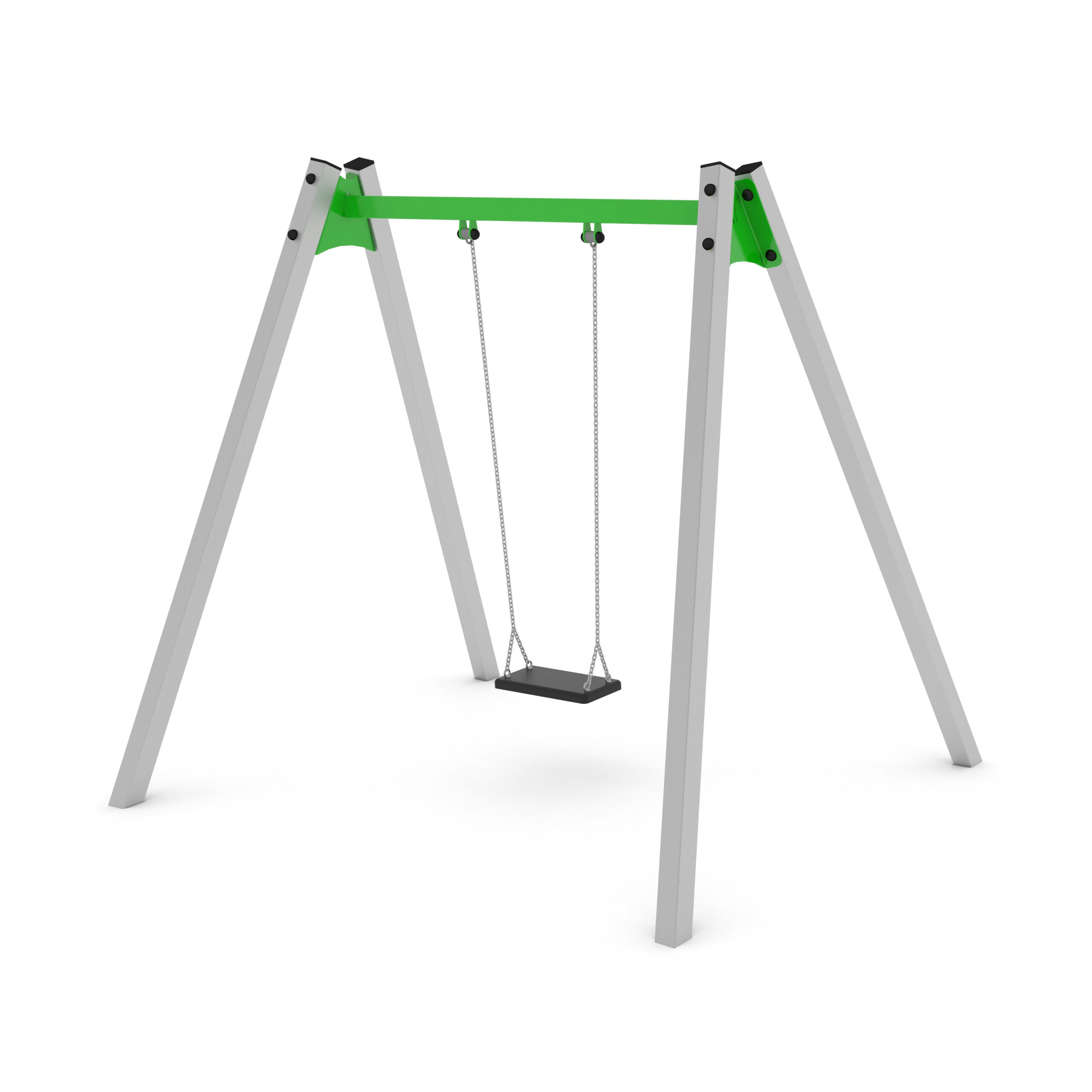 ST 1421 R1 – Steel Swing Flat Seat