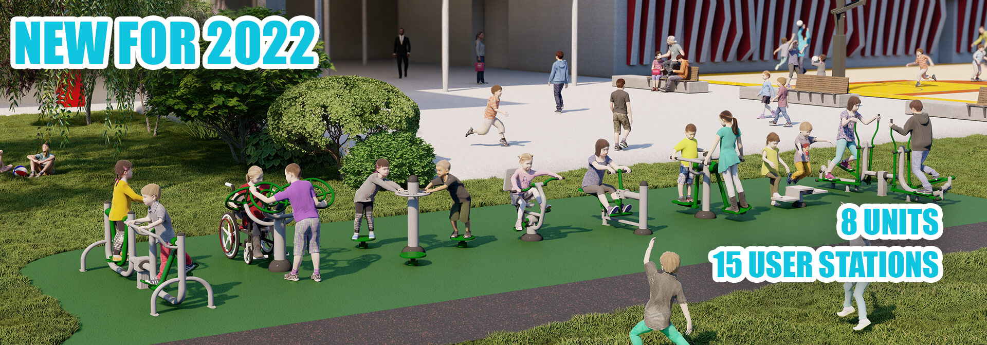 New for 2022 KS1 Education Outdoor Gym Bundle