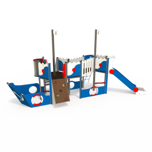 The Blue Voyager Play Ship – Multi level Adventure playground